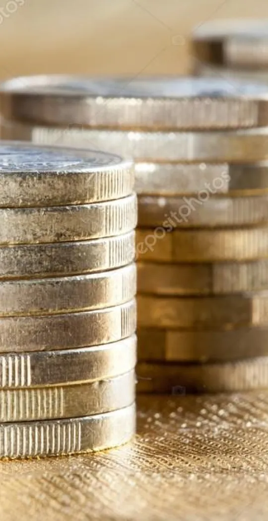 Coins, three pills of coins