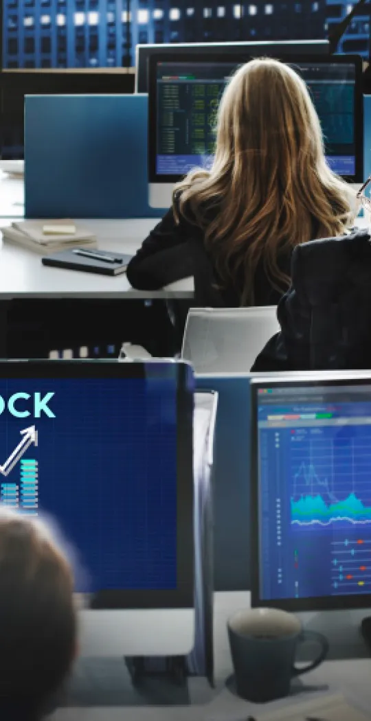 office full of people